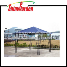 Outdoor Steel metal pole tube garden Gazebo with fabric roof tent